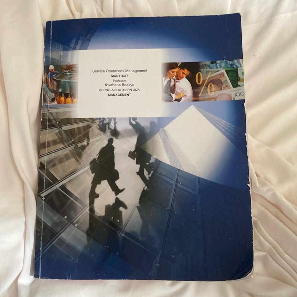 Service operations management MGNT 3437
